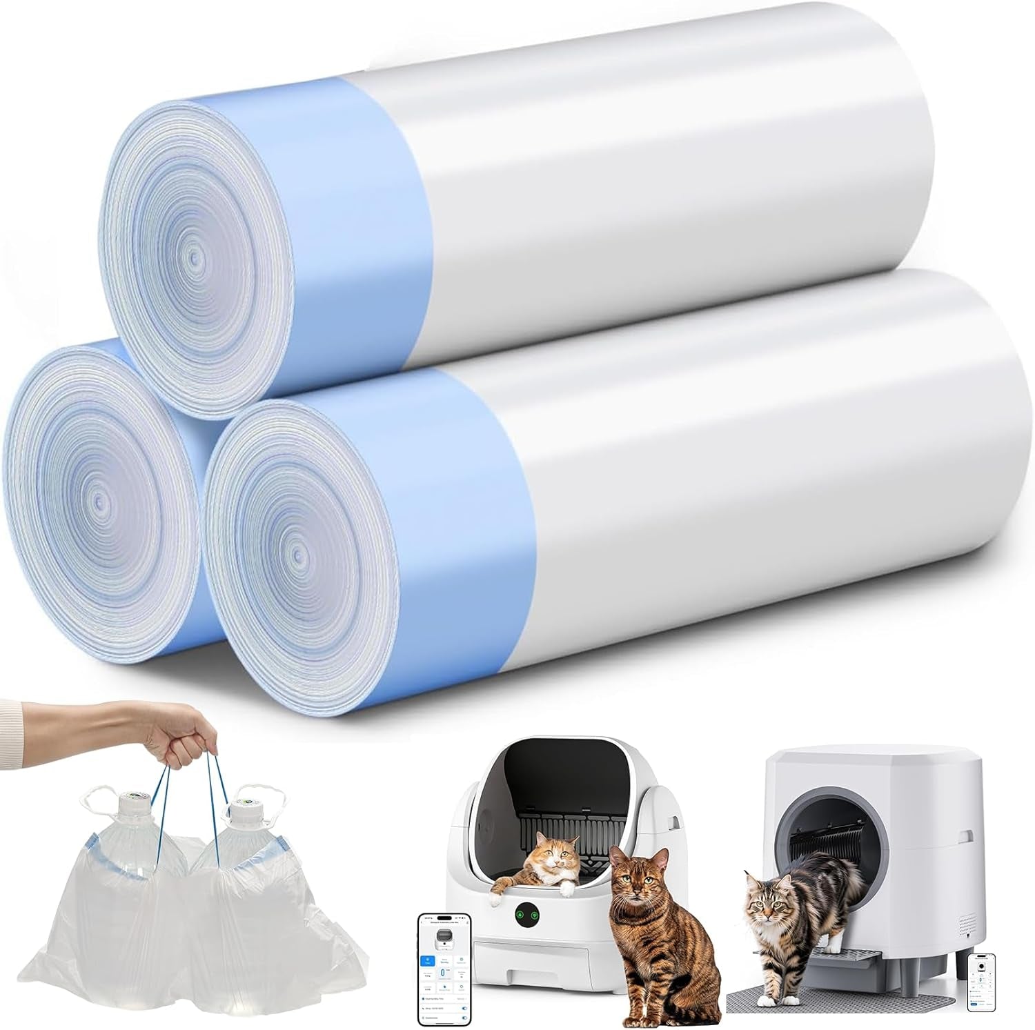 automatic-litter-box-self-cleaning-litter-box-odor-control-90l-capacity-large-with-app-control-and-safety-sensor-ellenpent-for-multiple-cats-large-cat-with-3-rolls-of-garbage-bags