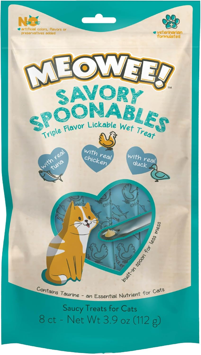 meowee-savory-spoonables-variety-pack-12-count-tube-triple-flavor-squeezable-lickable-wet-treats-for-cats-with-built-in-spoon-for-less-mess
