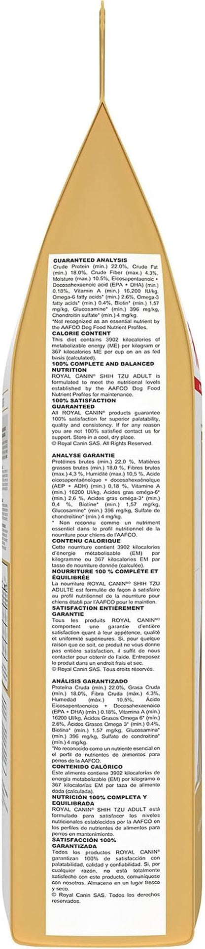 ROYAL CANIN Breed Health Nutrition Shih Tzu Adult Dry Dog Food, 2.5 Lb Bag | Specialized Kibble Shape, Supports Skin and Coat, Complete and Balanced Nutrition, 2.5 Pound Bag2
