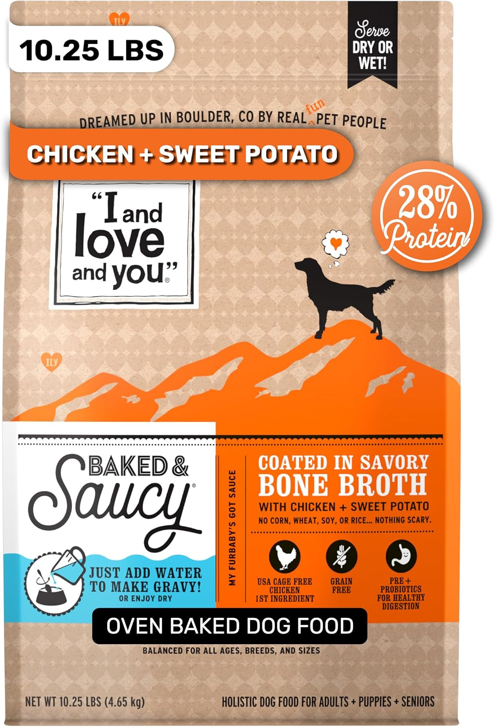 i-and-love-and-you-baked-saucy-dry-dog-food-with-gravy-coating-beef-sweet-potato-recipe-grain-free-prebiotics-probiotics-real-meat-no-fillers-4-pound-bag