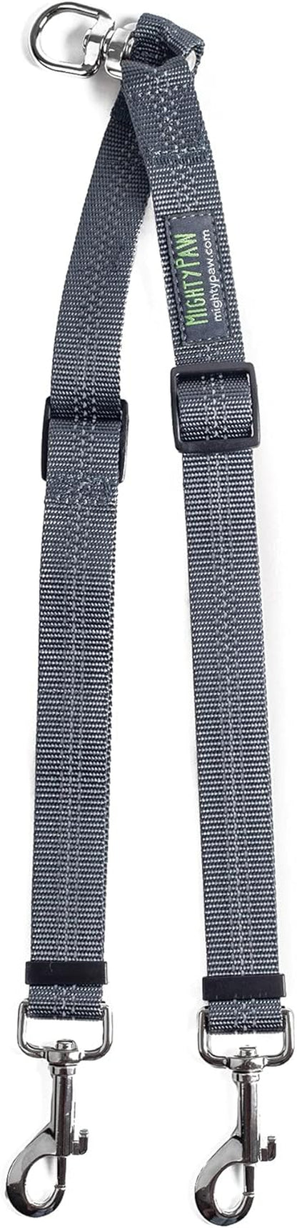 Mighty Paw Double Dog Leash, No Tangle Adjustable Split Lead for Two Dogs | Fits 0-100 Lb, 16-24 in Range, Reflective Stitching, Waterproof, Neoprene Padded Handle6