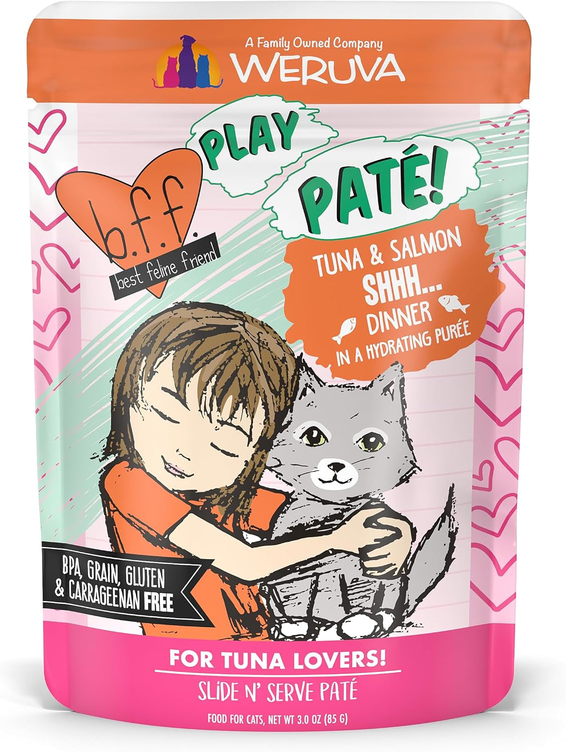 weruva-b-f-f-play-best-feline-friend-pate-lovers-aw-yeah-pate-partay-variety-pack-3oz-pouch-pack-of-12
