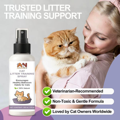 Cat Litter Training Spray – 150Ml Natural Attractant for Cats & Kittens – Helps Guide Proper Litter Box Use – Indoor Toilet Training Aid8