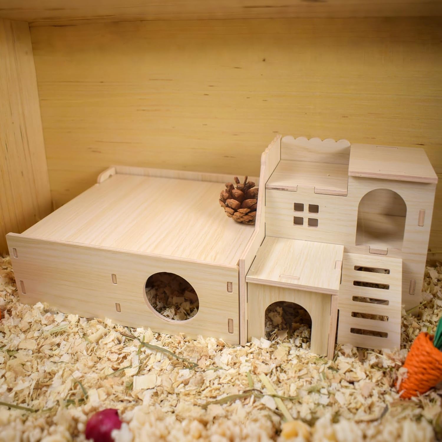 multi-chamber-wooden-hamster-hideout-tunnel-durable-ventilated-natural-wood-cage-accessories-for-dwarf-syrian-hamsters-and-small-pets