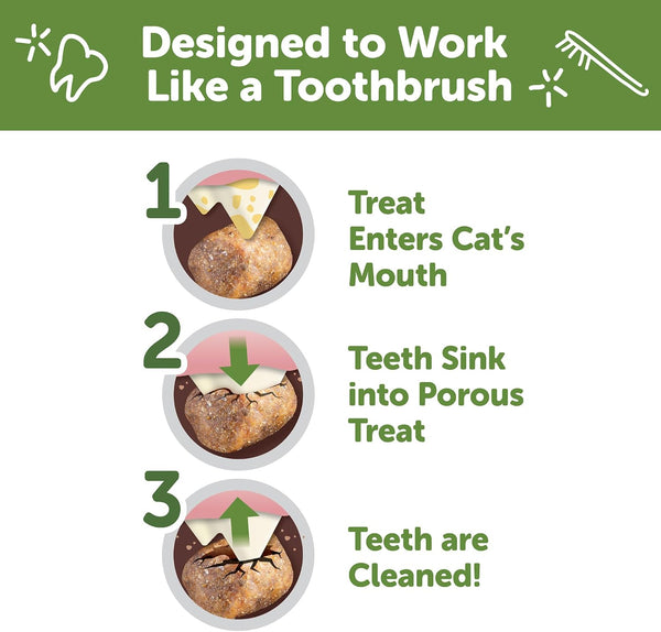 Wellness WHIMZEES Cat Dental Treats, Freshens Breath, Chicken and Salmon Flavor, 4.5 Oz Bag3