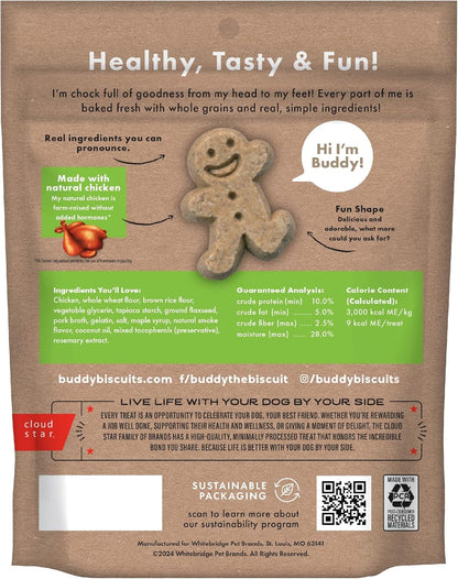 Buddy Biscuits Softies 6 Oz. Bag, Soft & Chewy, Natural Roasted Chicken Flavor Dog Treats, Oven Baked in the USA2