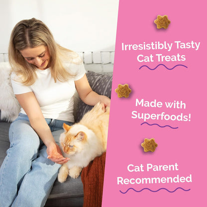 Fruitables Crunchy Cat Treats, Healthy Cat Treats, Tuna & Pumpkin, 2.5Oz | Healthy Cat Treats, Natural Feline Snacks, Protein Rich, Crunchy Biscuits, Indoor Cats, Kitten Rewards, Made in USA3