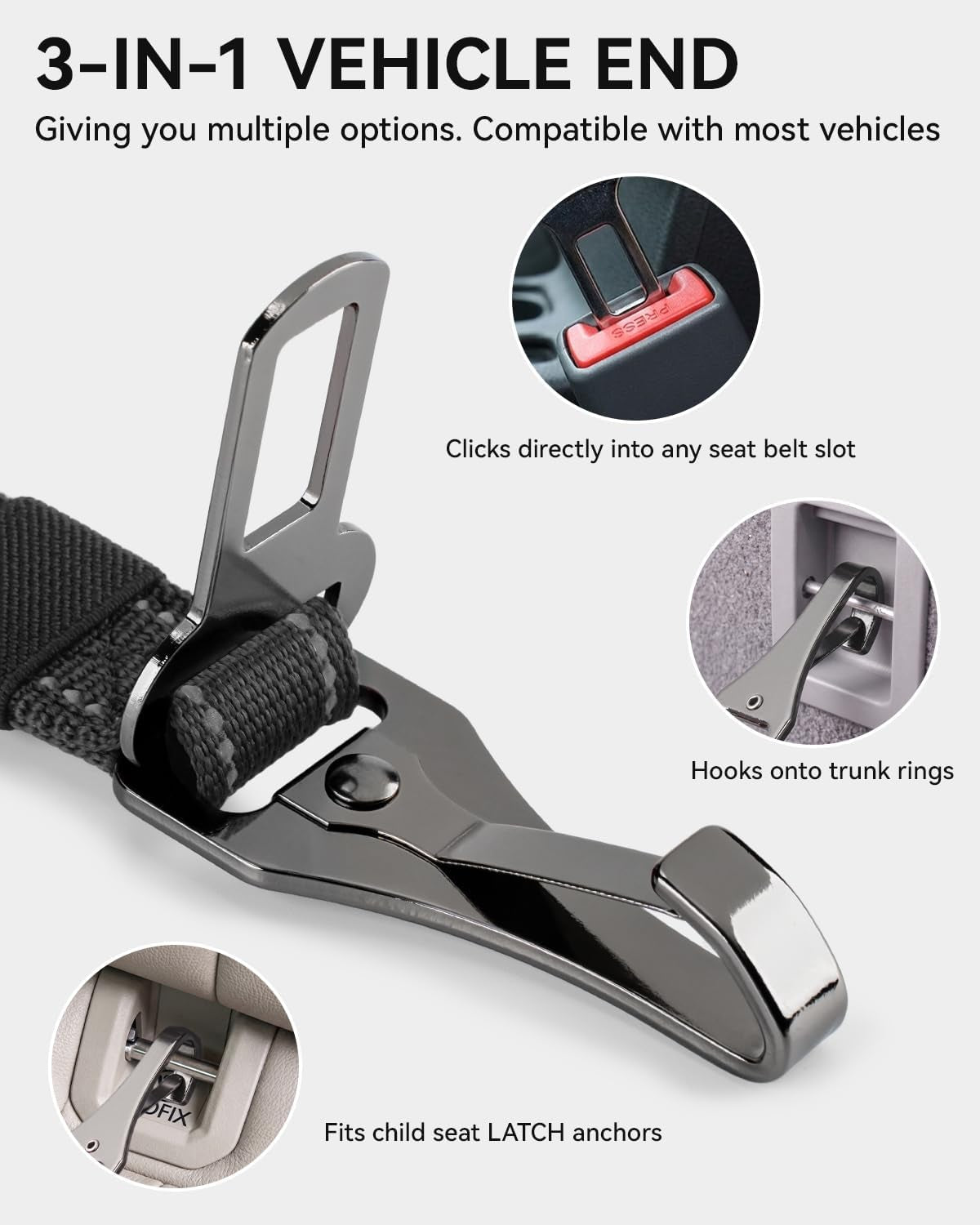 joytale-3-in-1-bungee-dog-seat-belt-for-car-medium-and-large-dogs-black-seatbelt-buckle-latch-cargo-hook-shock-absorbing-360-swivel-slide-to-lock-zinc-buckle-for-distraction-free-driving