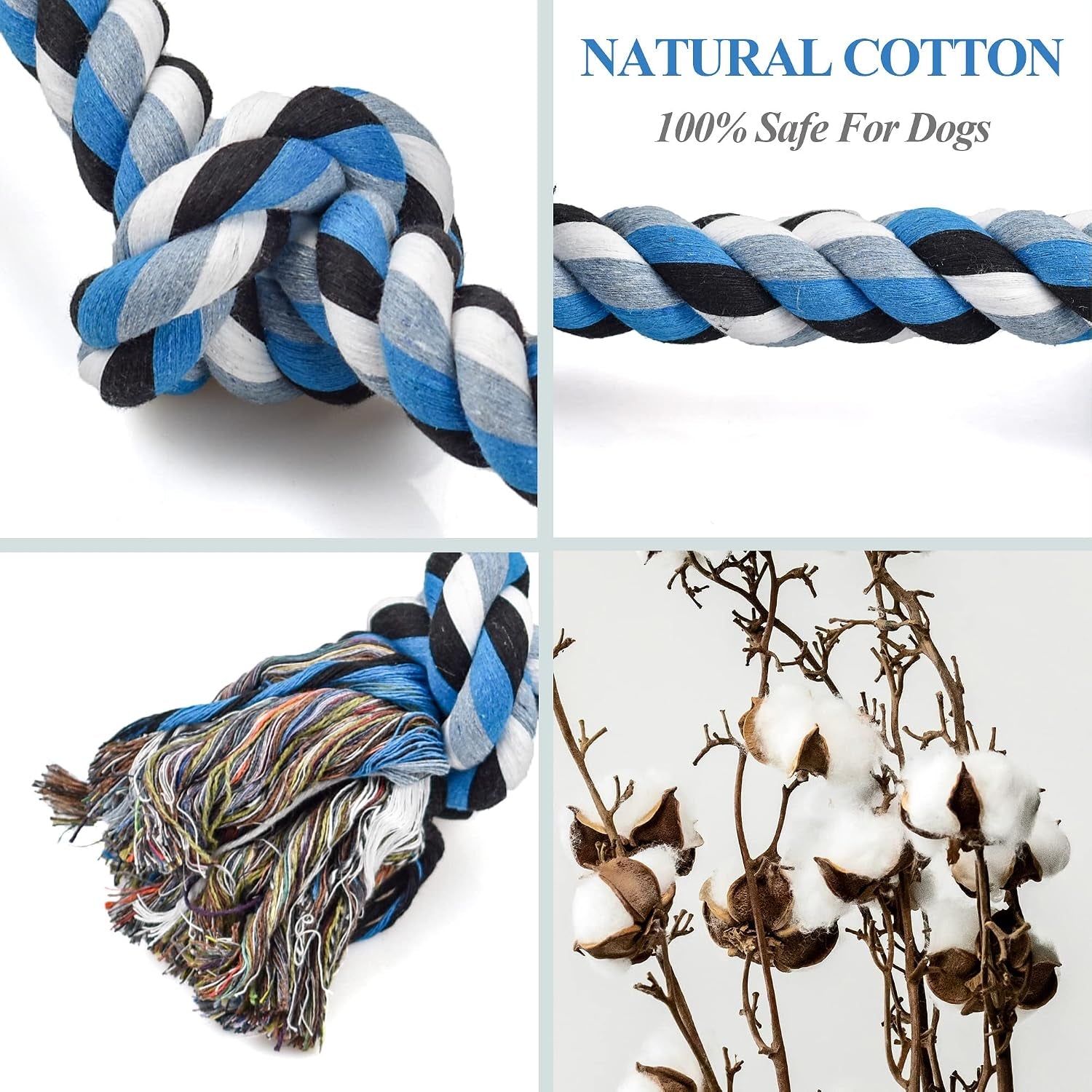 lechong-dog-toys-for-aggressive-chewers-tough-rope-chew-toys-for-large-and-medium-dog-3-feet-5-knots-indestructible-cotton-rope-for-large-breed-dog-tug-of-war-dog-toy-teeth-cleaning