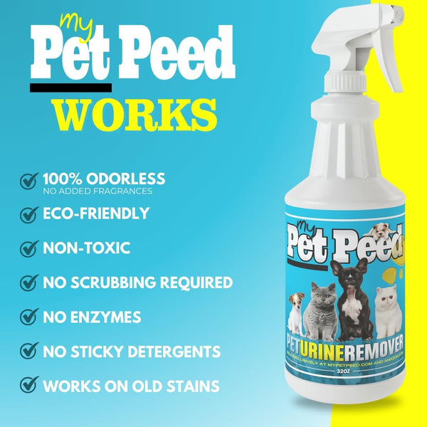My Pet Peed - Pet Stain & Odor Remover (32Oz Spray Bottle)2