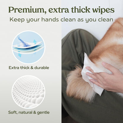 Pawfume Dog Wipes 100 Count, Pet Wipes – Hypoallergenic & Gentle Dog Wipes for Eyes, Face, Butt, and Paws – Cleaning & Deodorizing, Grooming Tear Stain Wipes for Puppy, Adult Dogs & Cats9