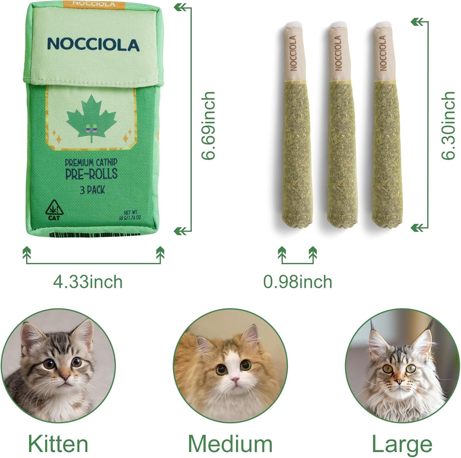 nocciola-3-pack-catnip-toys-for-cats-funny-cat-toys-filled-with-100-pure-organic-catnip-safe-kitten-teething-chew-and-kicker-toys-stress-relieving-fun-for-indoor-cats