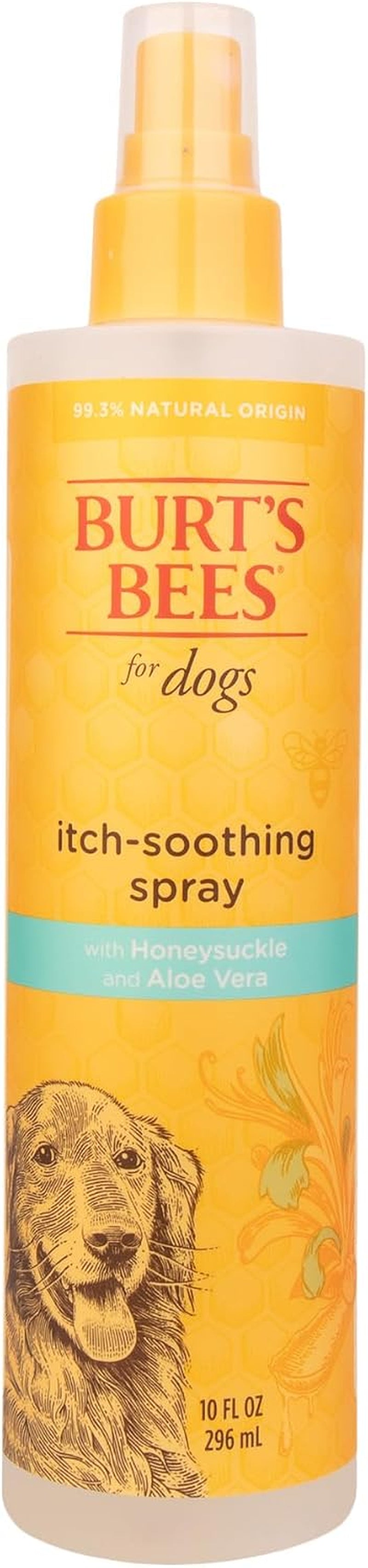 burts-bees-for-pets-anti-itch-dog-spray-with-honeysuckle-and-honey-waterless-grooming-mist-for-dry-flaky-skin-dog-itch-relief-between-baths-natural-origin-coat-care-for-dogs-10-fl-oz