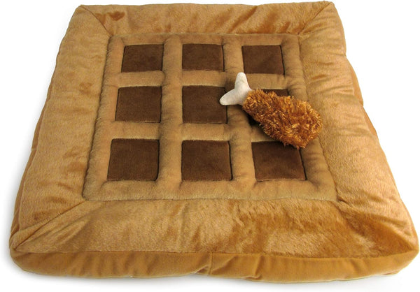TONBO Soft Plush Small Cute and Cozy Nature Dog Cat Bed, Washer and Dryer Friendly (Sunflower)24