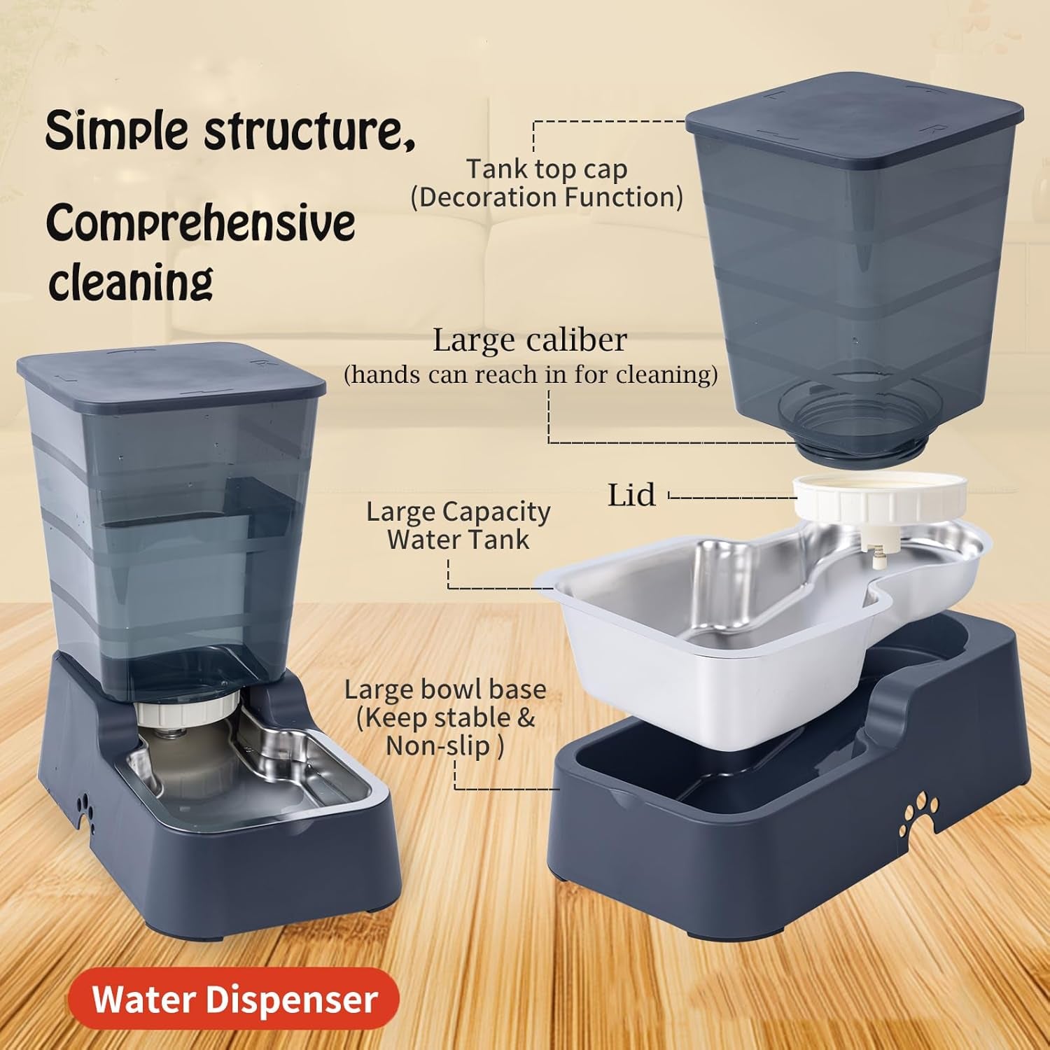 meikuler-pets-auto-feeder-5-2l-food-feeder-and-water-dispenser-set-for-medium-large-dogs-cats-and-pets-animals-navy