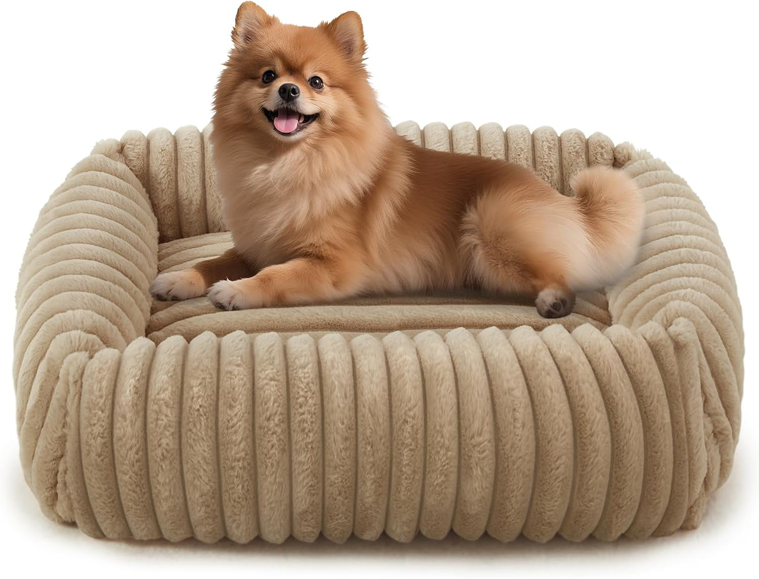 furtime-dog-bed-for-small-dogs-cat-beds-for-indoor-cats-washable-orthopedic-rectangle-soft-calming-puppy-bed-with-removable-cover-durable-pet-cuddler-with-anti-slip-bottom-grey-s-20x19x6