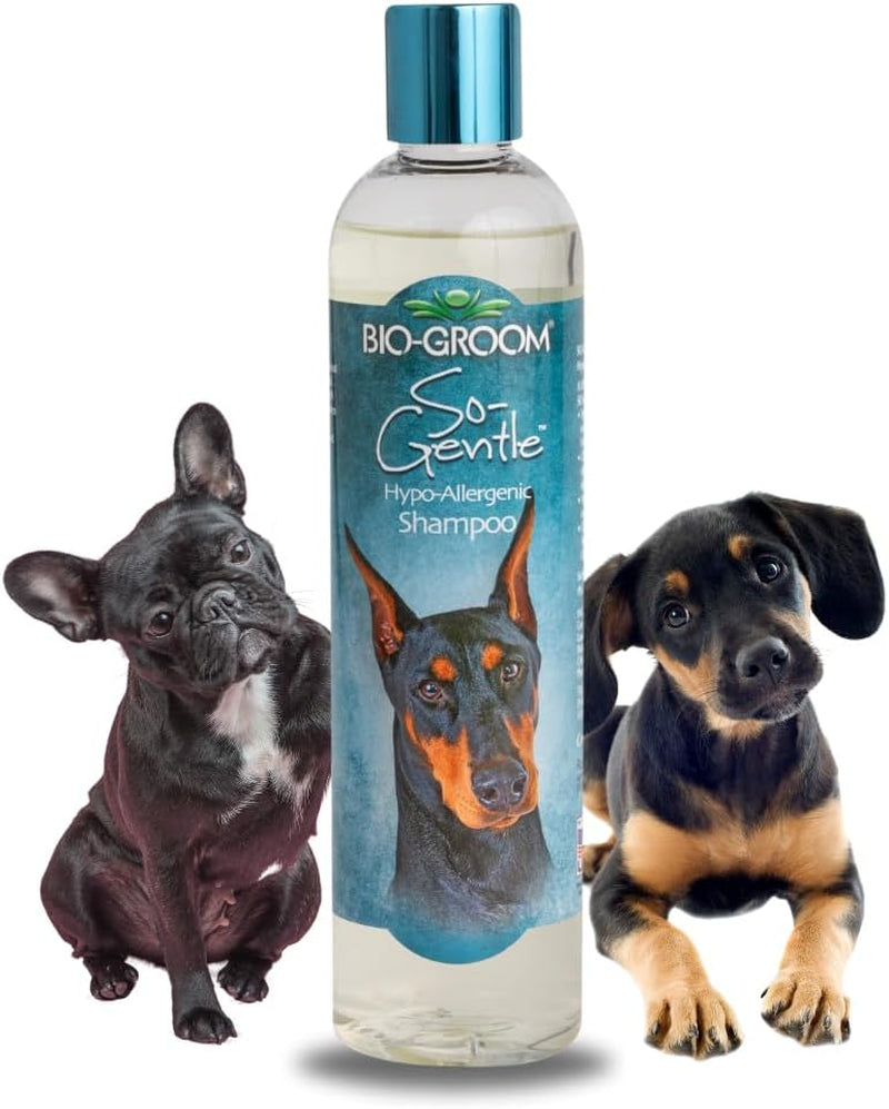 bio-groom-so-gentle-hypoallergenic-dog-shampoo-tearless-cat-dog-bathing-supplies-puppy-shampoo-for-gentle-skin-cruelty-free-made-in-usa-tear-free-dog-products-1-gallon