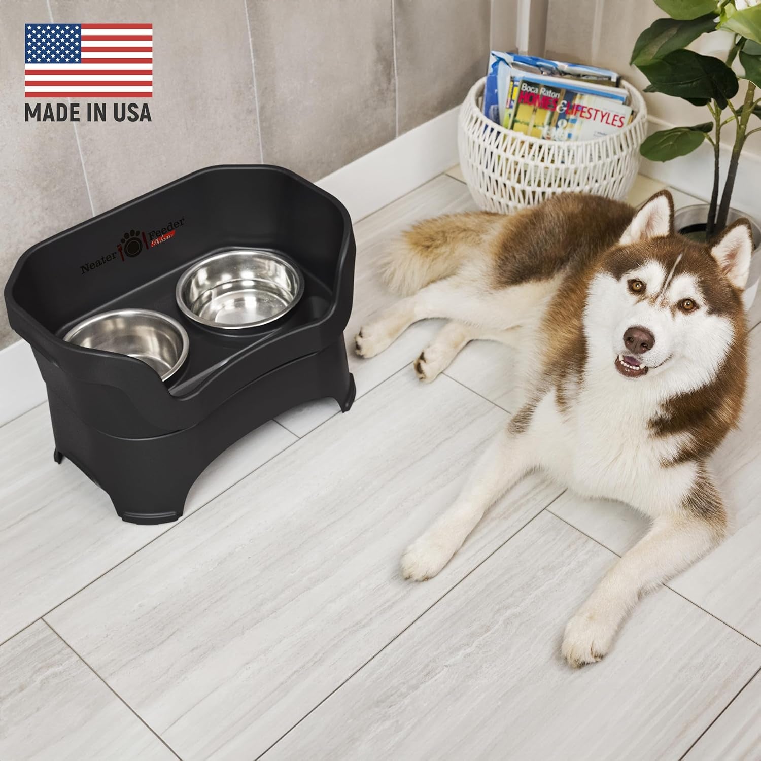neater-pet-brands-neater-feeder-deluxe-mess-proof-dog-bowls-elevated-for-large-dogs-over-40-lbs-made-in-usa-no-spill-raised-dog-food-bowl-stand-feeding-station-food-and-water-bowl-set-black