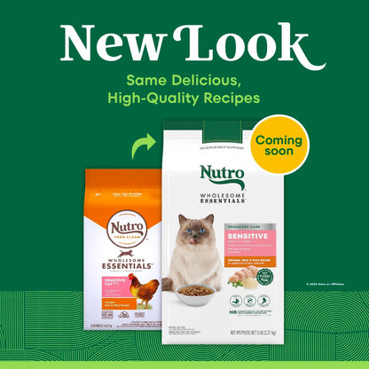 Nutro Wholesome Essentials Sensitive Stomach Dry Cat Food, Chicken, 5 Lb | Real Chicken #1 Ingredient, Easily Digestible, Omega-6 for Skin & Coat, No Corn, Wheat, Soy, No Artificial Additives3
