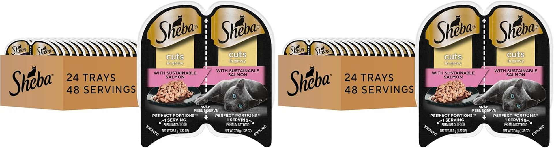 sheba-perfect-portions-cuts-wet-cat-food-sustainable-salmon-2-6-oz-24-ct-grain-free-sustainable-salmon-48-servings-no-fillers-or-artificial-flavors-essential-vitamins-minerals-twin-pack-trays