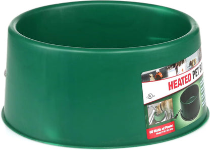 Farm Innovators Heated Pet Water Bowl, 60W Heated Water Dish - 1.5 Gallon Plastic Watering Station with Anti-Chew Cord Protector for Dogs & Cats9
