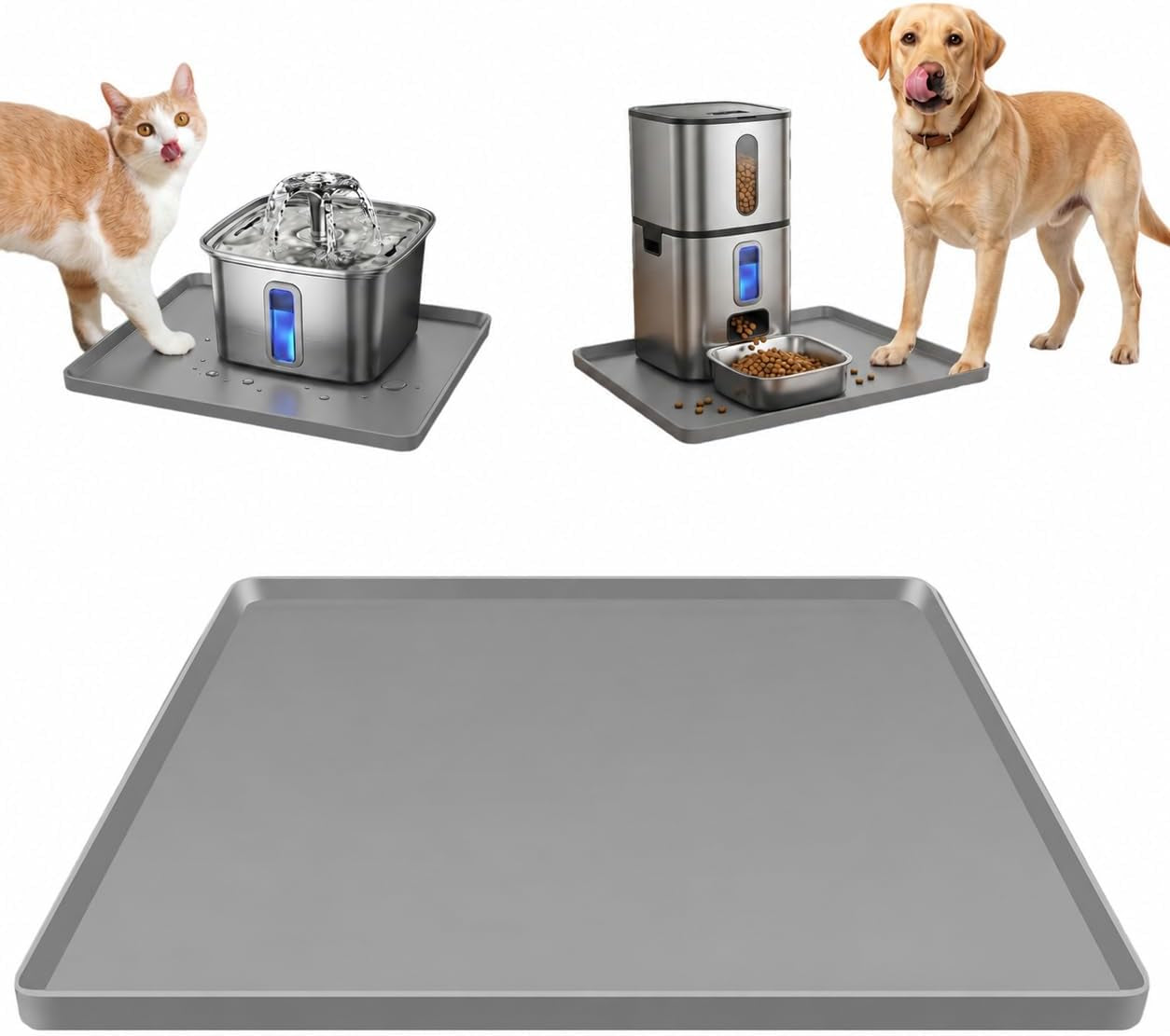 silicone-square-mat-16x16-for-water-bowl-waterproof-pet-bowls-mat-black-with-raised-edge-non-slip-cat-dog-water-dispenser-mat-protects-floors-from-water-food-spills
