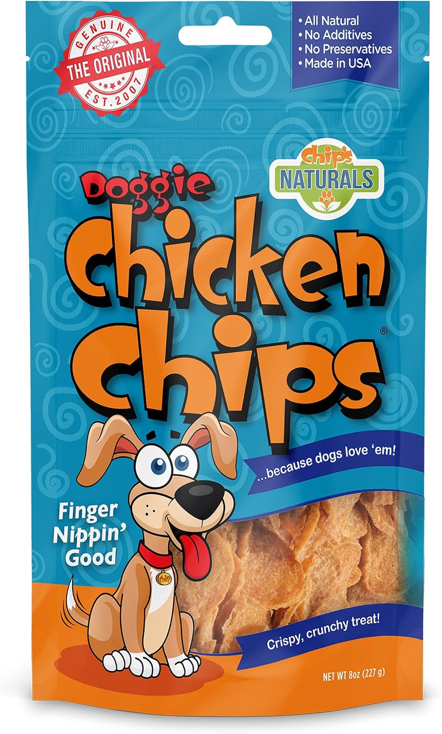 chips-naturals-doggie-chicken-chips-large-15-oz-all-natural-high-protein-low-calorie-healthy-dog-treats-grain-free-gluten-free-usda-inspected-approved-chicken-treat-for-dogs-pet-supplies