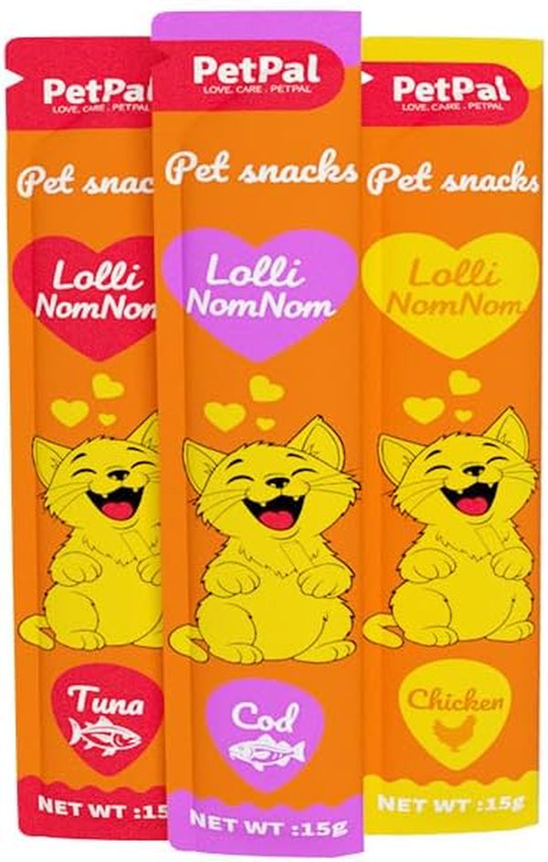 Feline Temptation Squeezable Cat Treats – 30 Count Variety Pack, Multi-Flavor Lickable Snacks, Supports Healthy Hydration, Creamy Texture, Natural Cat Treats for All Breeds2