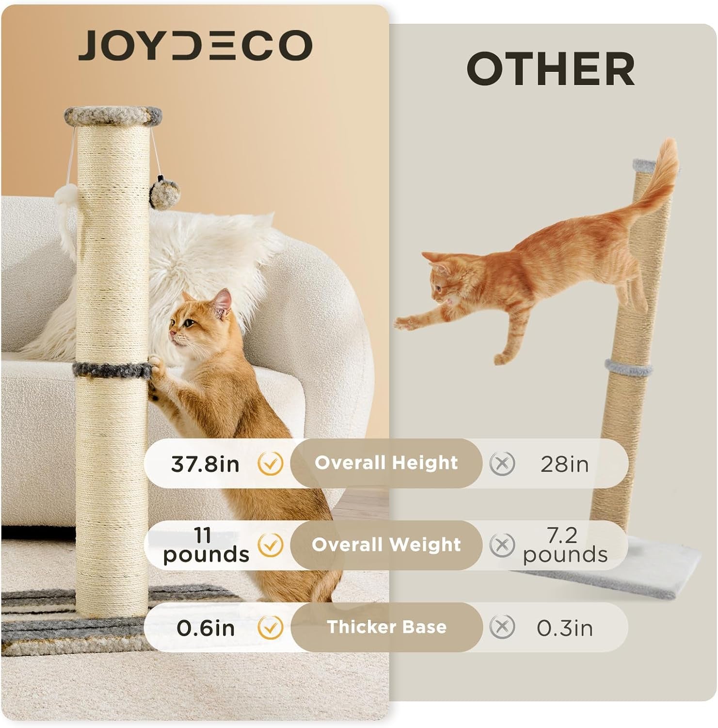 joydeco-cat-scratching-post-38-inches-heavy-duty-and-thick-scratching-post-sisal-rope-with-hanging-ball-and-mice-for-indoor-catsgrey
