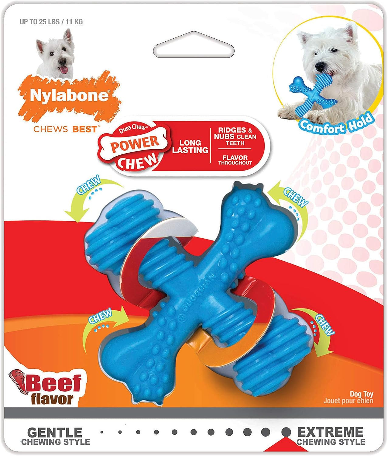 nylabone-power-chew-comfort-hold-x-bone-dog-chew-toy-beef-flavor-small-small-breeds-durable-dog-toys-for-dogs-up-to-25-lbs-teeth-cleaning-textures-discourages-destructive-chewing-long-lasting