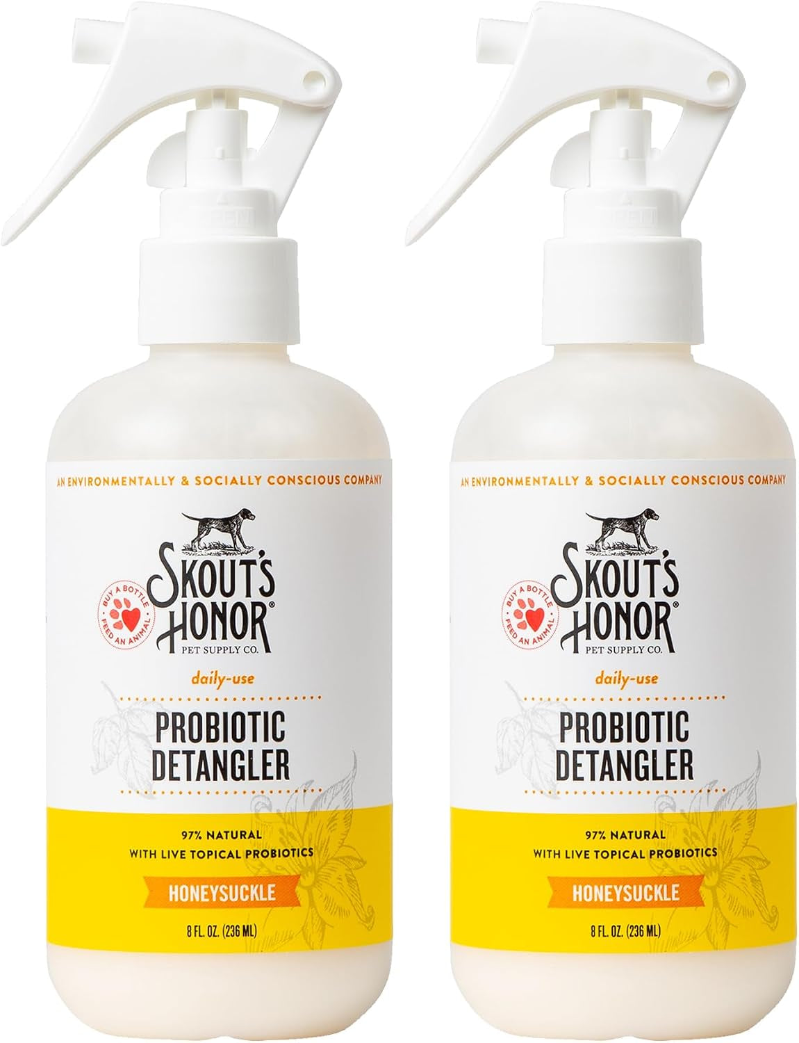 skouts-honor-probiotic-dog-detangler-spray-dog-of-the-woods-8-oz-hydrating-and-conditioning-with-avocado-oil-97-natural-microbiome-friendly-paraben-and-sulfate-free