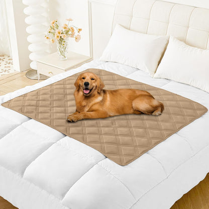 Smiry Waterproof Dog Bed Cover, Reversible Pet Blanket for Sofa Couch | Soft Washable Dog Blanket, Leakproof Couch Cover for Dogs Cats & Furniture Protection, 52X82, Grey/Dark Grey109