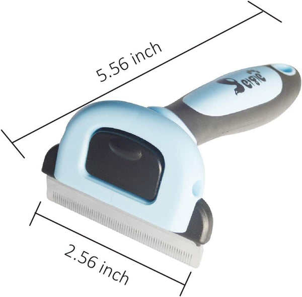 Cat Brush & Cat Comb for Shedding, 2.5Inch Blue - Hair Brush for Long Hair and Short Hair, Pet Grooming Tool for Small to Medium Dogs and Cats, Detangle, Eco Friendly, Weekly Grooming4