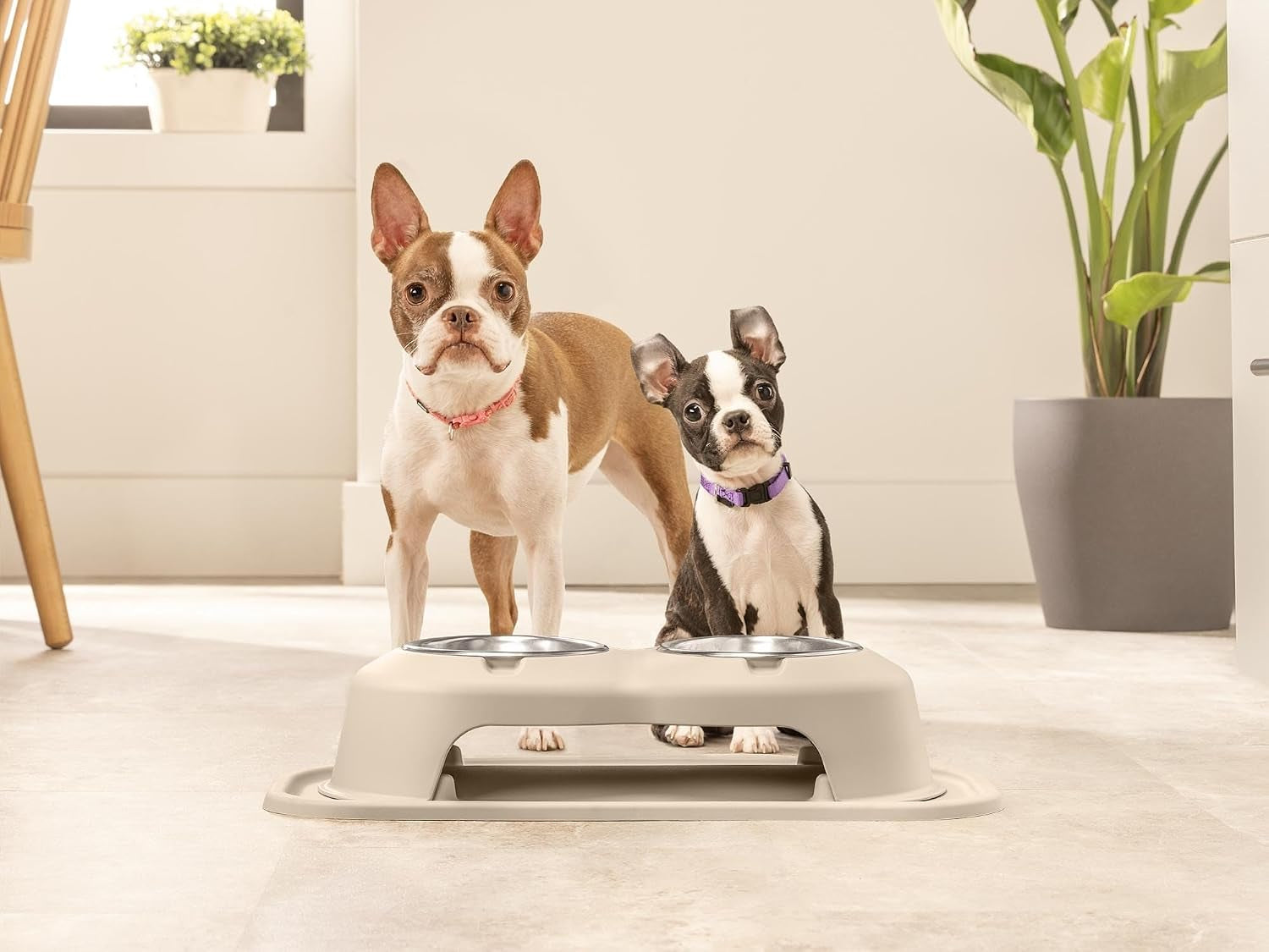 weathertech-double-high-pet-feeding-system-elevated-dog-cat-bowls-8-inch-high-dark-grey-dhc3208dgdg