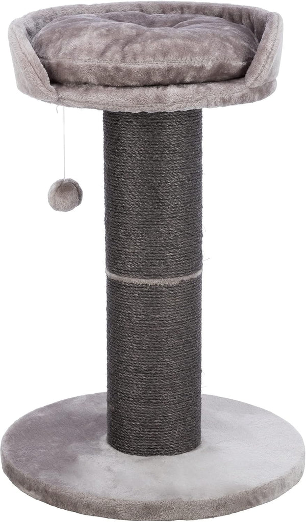 Trixie Fonda Cat Scratching Post 39 Inch - Cat Scratcher with Soft Fabric Covering Base and Durable Sisal Rope - for Large Cats with Condo Base and Platform - in Gray8