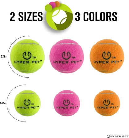 Hyper Pet Mini Extra Small Tennis Balls for Dogs, 1.75 Inch, 4 Pack, Pink | Safe Interactive Playthings for Exercise and Training, Works with the K9 Kannon Launcher, Keeps Little Pups Active Daily5
