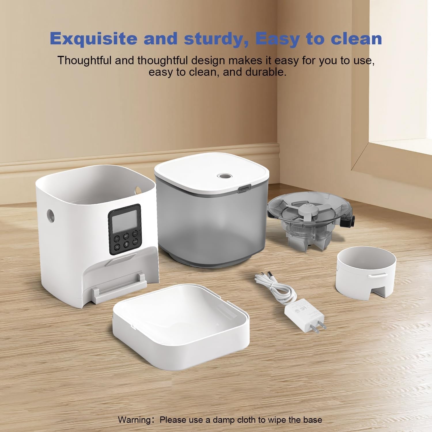 automatic-cat-feeder-4l-cat-food-dispenser-with-10s-voice-recorder-pet-feeder-up-to-8-meals-per-day-timed-dog-feeder-with-dry-food-sealed-ring