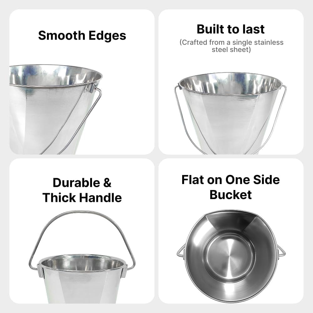 3-gallon-stainless-steel-bucket-heavy-duty-flat-side-metal-bucket-for-feeding-watering-pets-livestock-cleaning-perfect-for-crates-kennels-cages-hang-on-fences-13-quart