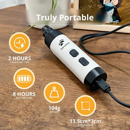 Silent Groom Pro Pet Nail Grinder | Whisper Quiet Claw Trimmer for Dogs, Cats and Other Animals | Safe & Stress Free Nail Grooming, Ideal for Sensitive Dogs of All Breeds & Sizes7