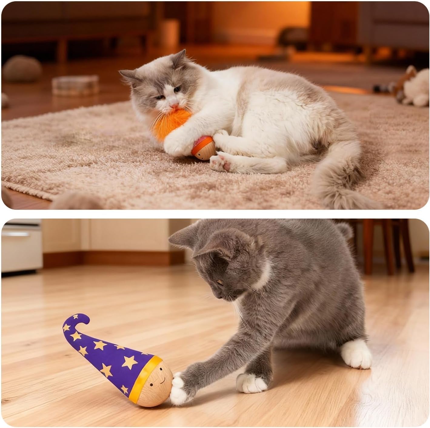 lulus-world-solid-wood-wobbler-cat-toy-with-catnip-for-cats-cat-punching-bag-360-irregular-motion-noiseless-physical-drive-hardwood-construction-rounded-finish