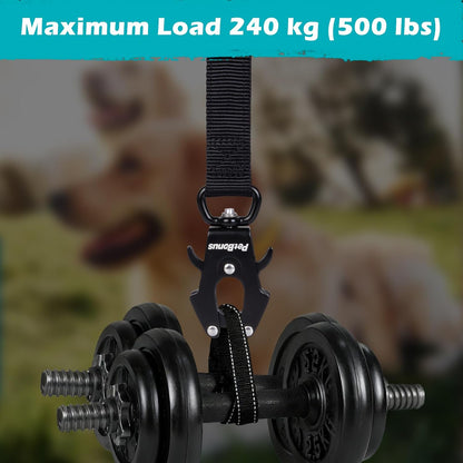 Petbonus 2 Pcs Frog Clip Dog Leash Clasp, Quick Release Metal Carabiner | 360 Degree Swivel, Heavy Duty, Safety Clip for Linking Pet Collar Dog Harness, Secure Dog Lead Hook4