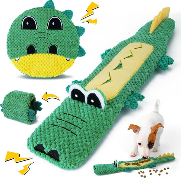 XIUGOAL Dog Toys for Aggressive Chewers, 2 Pack No Stuffing Dog Toys for Boredom and Teething, Squeaky Chew Toy for Small, Medium Breed to Keep Them Busy8