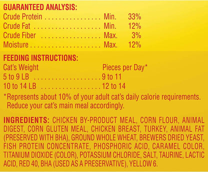 Meow Mix Irresistibles, Soft Cat Treats Made with Real Salmon, 5 Pouches | 3-Oz Bags, Treats Have a Soft, Tender Texture That’S Deliciously Moist, for Training and Everyday Treating5