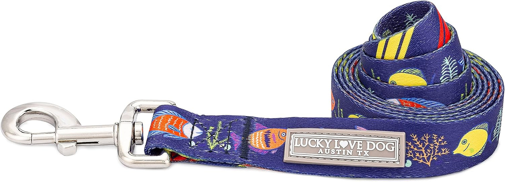 lucky-love-dog-leash-beautiful-vivid-patterns-durable-long-lasting-blackbird-large