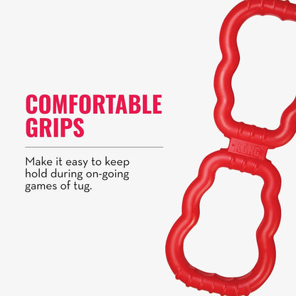 KONG Tug Toy - Dog Supplies for Tug of War - Natural Rubber Dog Toy for Outdoor & Indoor Playtime - for Medium/Large Dogs7