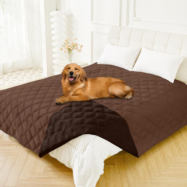 Smiry Waterproof Dog Bed Cover Blanket, Reversible Pet Blanket | Soft Reversible, Washable Leakproof Cats Dogs Couch Cover for Sofa, Couch, Furniture (30X70 Inch)28