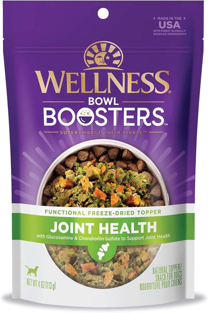 Wellness Bowl Boosters Digestive Health Dog Food Topper with Freeze Dried Pieces for Small, Medium, and Large Breeds, Sensitive Stomach, Grain Free, Natural, Chicken Recipe, 4 Oz Bag14