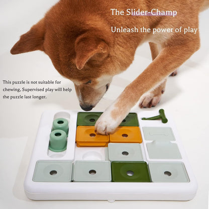 Barkwhiz Dog Puzzle Toy 3 Levels, Mental Stimulating for Boredom and Smart Dogs, Treat Puzzle for All Breeds Dog2