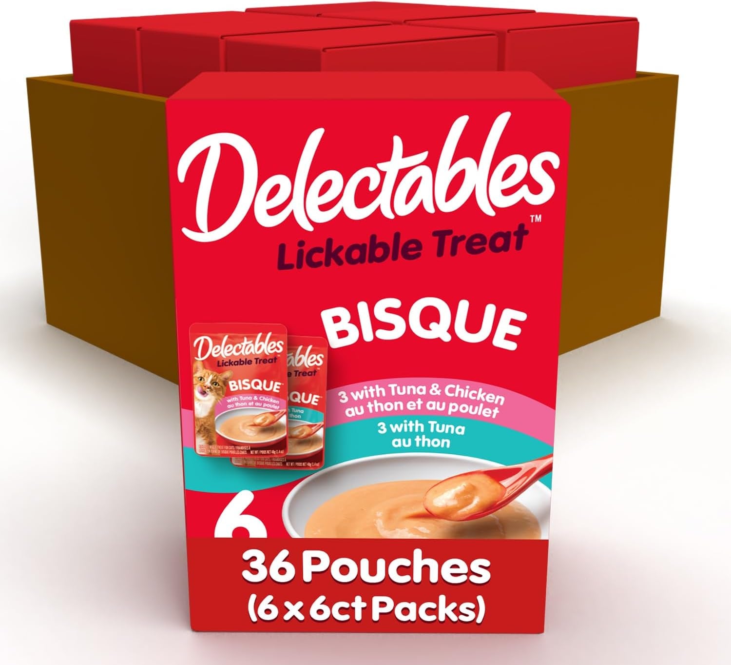 delectables-lickable-treat-bisque-wet-cat-treat-with-real-tuna-salmon-food-topper-hydrating-grain-free-no-fillers-no-by-products-no-added-preservatives-1-4oz-pouch-12ct