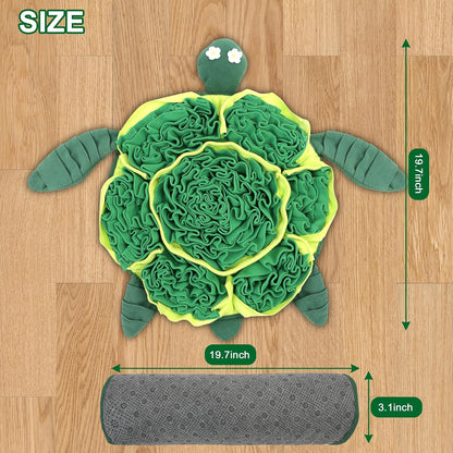 Snuffle Mat for Dogs - Interactive Puzzle Feeding Game for Stress Relief & Foraging Skills | Dog Toys to Keep Them Busy | Small/Medium/Large Dogs Turtle Design5